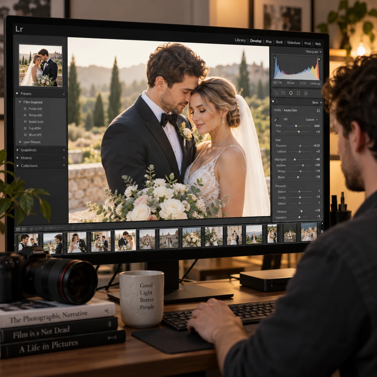 Editing Techniques for Timeless and Romantic Wedding Photos